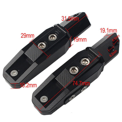 Titanium Rear Passenger Foot Pegs for Honda CBR600RR CBR600 F4/F4I (2003-2012)