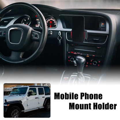 Phone Holder Mount for Jeep Wrangler JK JKU 2011-2018 (2 x Bracket Stands)