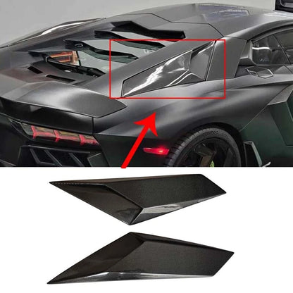 Real Carbon Fiber Rear Side Vent Intake Cover for Lamborghini Aventador LP700