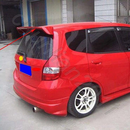 Unpainted Rear Boot Spoiler Wing for Honda Fit Jazz Hatchback (2002-2013)