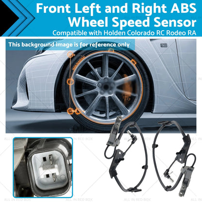 Front ABS Sensor Pair for Holden Colorado RC RA 3.0L (2007-2012)