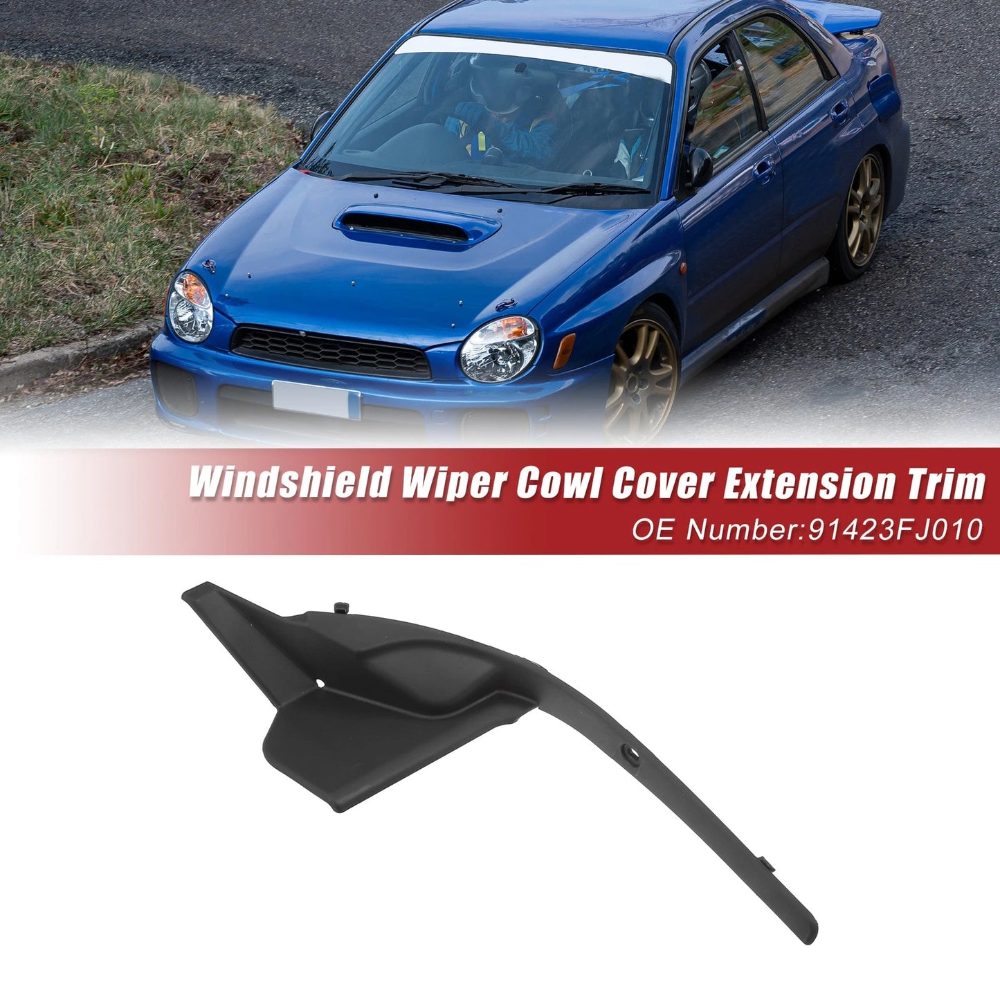 Front Right Windshield Wiper Cowl Cover for Subaru Impreza STI (2008-2014)