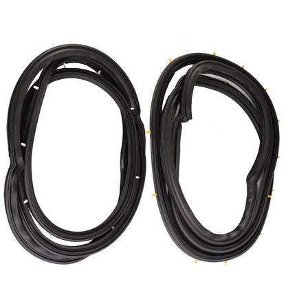Door Rubber Weatherstrip RL+RR Fits Nissan Sentra Sunny B12 4D Sedan 1985-90 D06