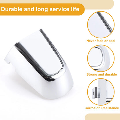 Exterior Door Handle Cover Trim for Chevrolet Malibu (2016 - 2018) White ABS