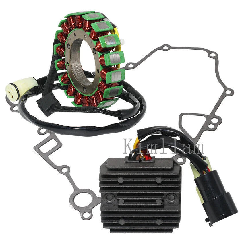 Stator Coil, Regulator Rectifier, Gasket for Kawasaki KVF700 Prairie 700 (04-06)