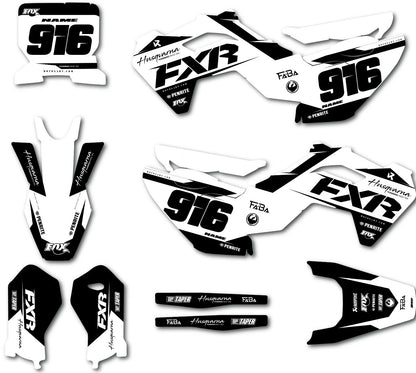 BURN Style Decals Graphics Kit for Husqvarna TC 50 (2024-2025)