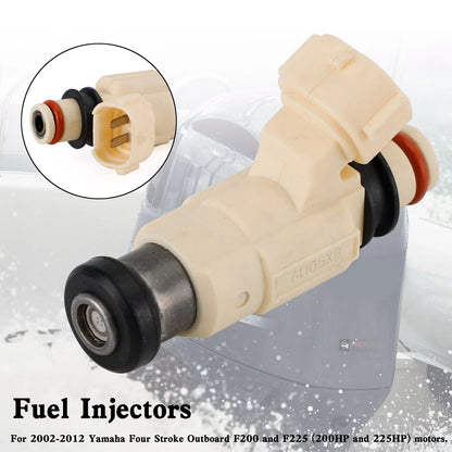 Fuel Injectors for Yamaha Outboard Motor F200 F225 (2000-2006)