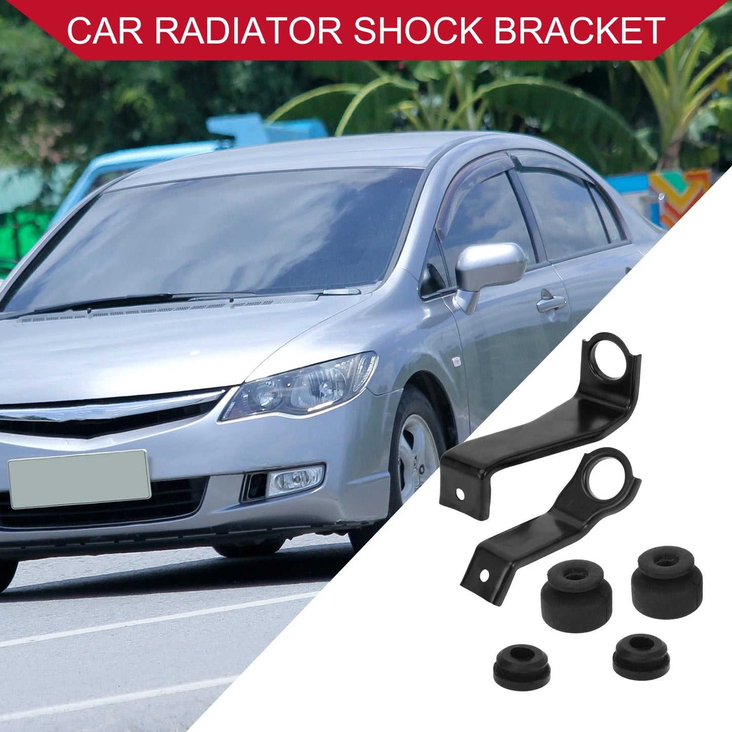 Radiator Shock Bracket Bushings for Honda Civic (2001-2005)