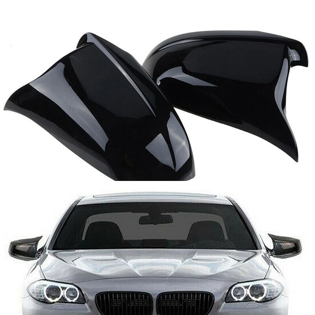 Glossy Black Mirror Casing Cover for BMW F10 F11 5-Series 520i 523i (11-13)