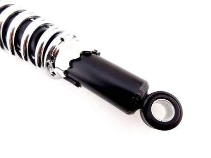 340mm Rear Shock Absorbers  JBS Black/Chrome for Norton N15 (1967-1968)