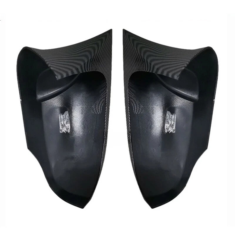 Carbon Look Rear View Mirror Cover Trim for Toyota Corolla (2014-2019) 2 x