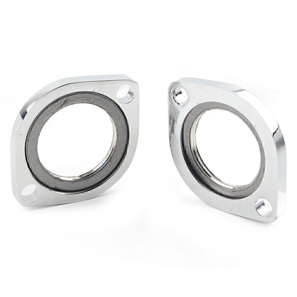Exhaust Flange Kit with Gasket for Dyna Road Glide Electra Glide