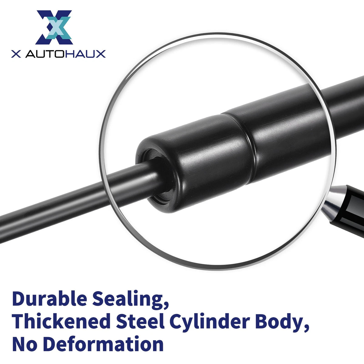 Front Hood Lift Supports for Jeep Wrangler (JK) 2007-2018 Black