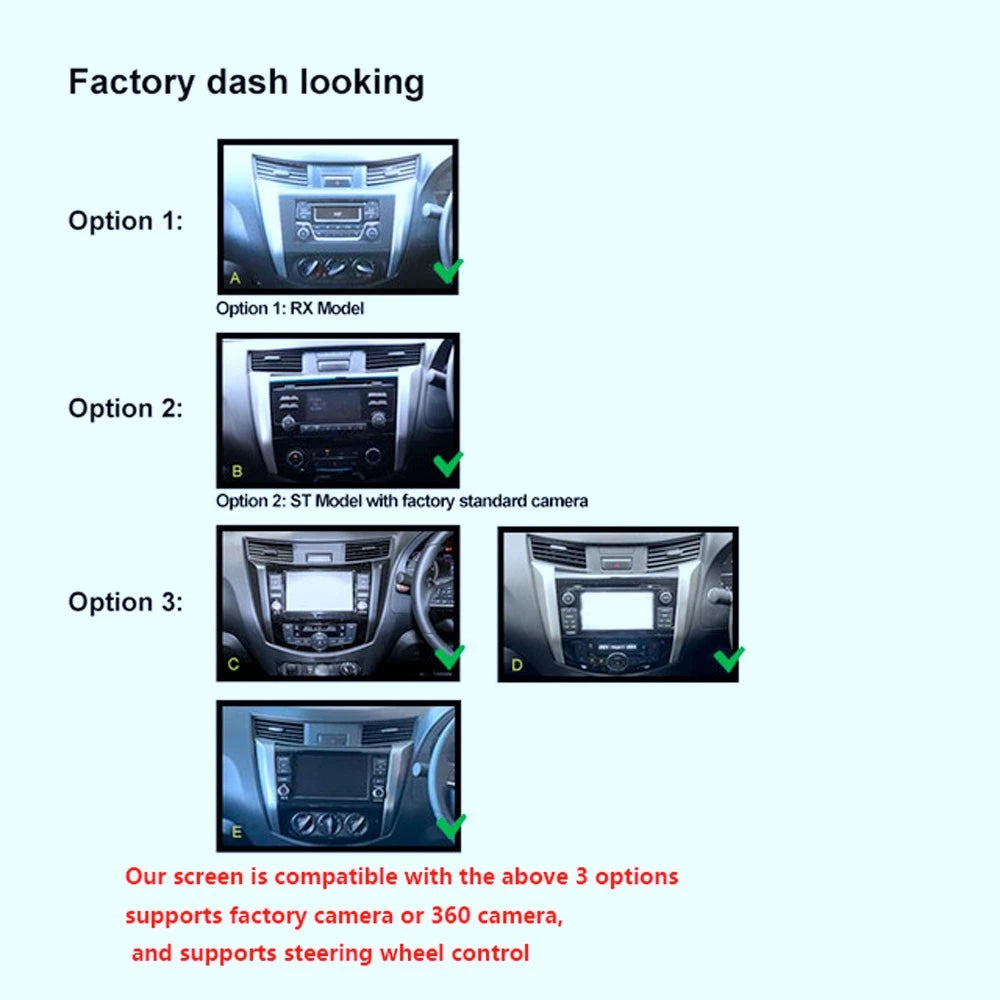 128GB Wireless CarPlay/Android Auto Car Radio GPS for Nissan Navara NP300