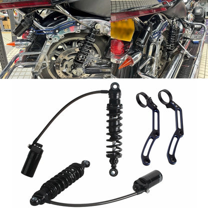 13" Rear Shock Absorbers for Harley Touring Street Glide (2014-2023)