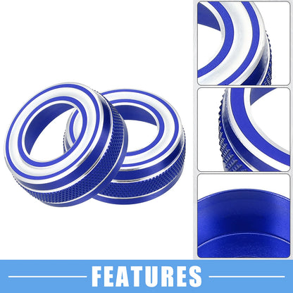 AC Vent Ring Covet Trim for Chevy Camaro Blue (2017-2021)
