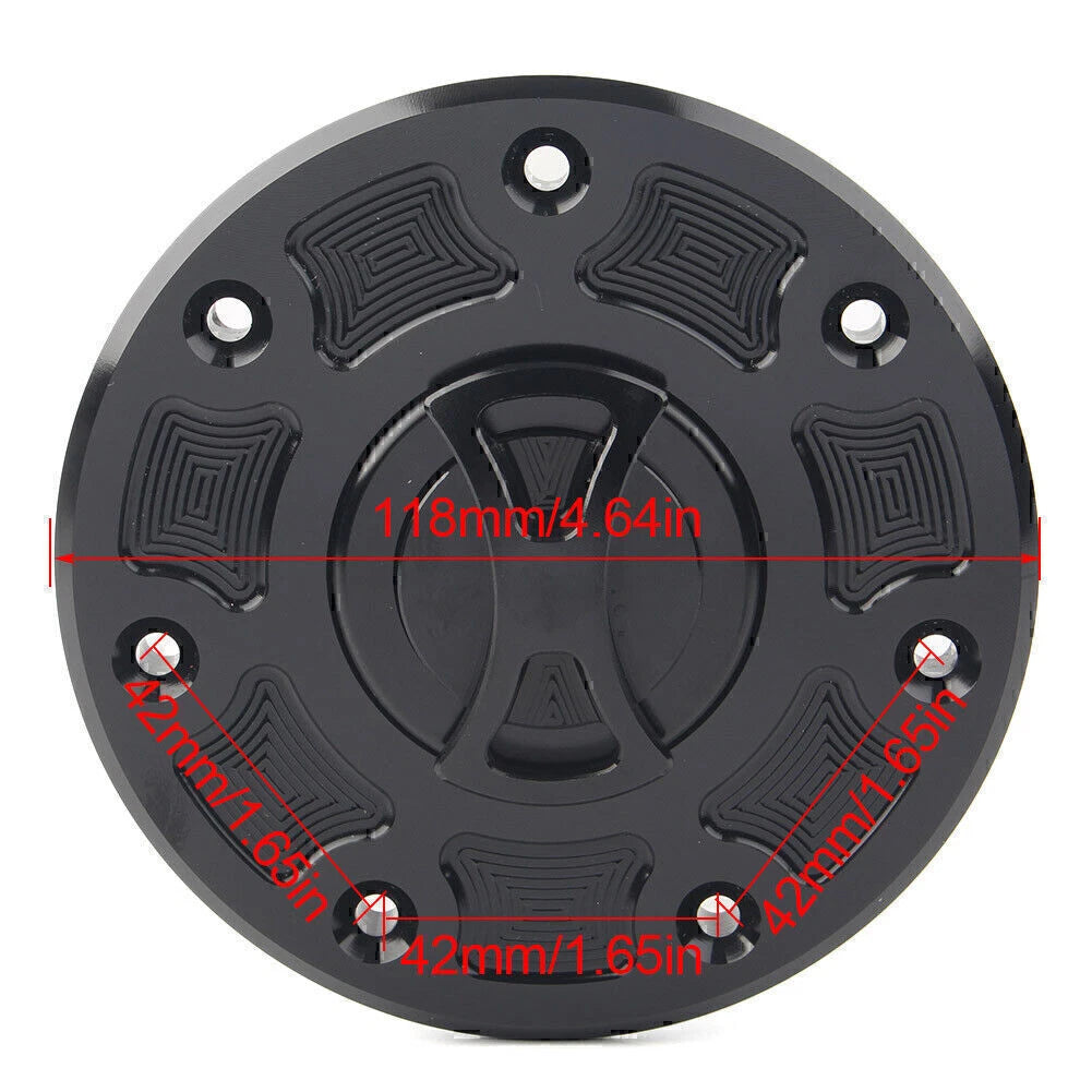 Fuel Gas Tank Cap Cover for Kawasaki Ninja ZX-6 ZX-7 ZX-9 ZRX-1100 GPZ500