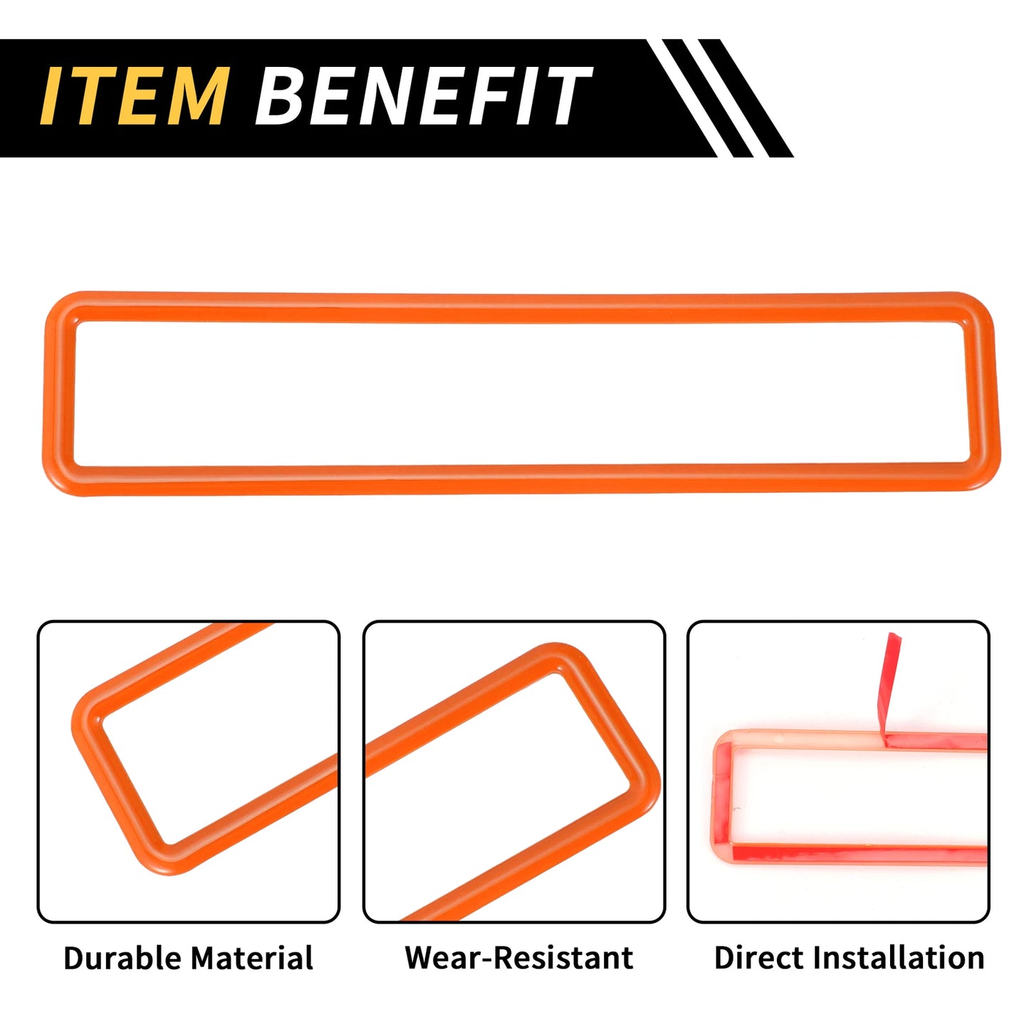 Emergency Light Switch Panel Trim for Jeep Wrangler JK (2011-2017) Orange