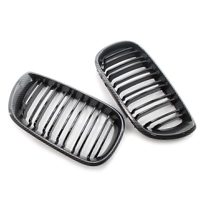 Carbon Fiber Double Slat Front Kidney Grille for BMW E46 Sedan (2002-2005)