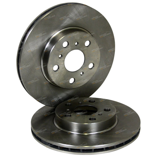 2 x Front Disc Brake Rotors for Toyota Camry SV20 SV21 SV22 (1987-1992)