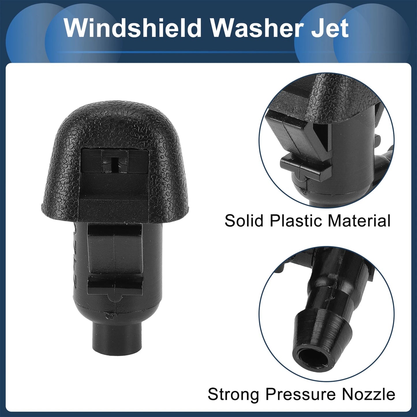 Windshield Washer Nozzle & 1.2m Hose for Toyota
