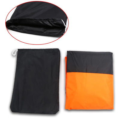 Black+Orange Motorcycle Cover for Yamaha V-Star XVS 650 1100 Silverado