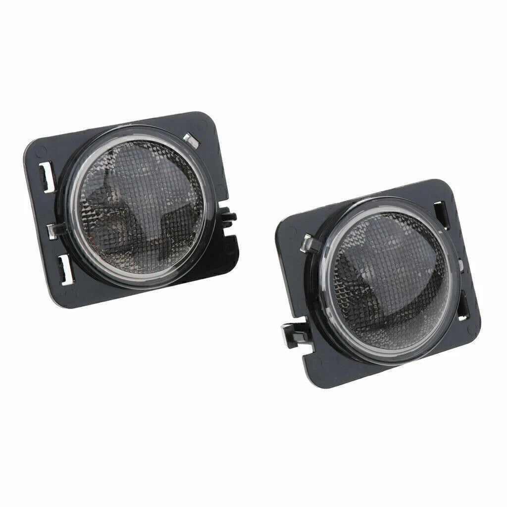 2 x Smoked LED Lights for Jeep Wrangler JK (2007-2018)