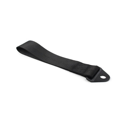 Racing Car Tow Strap for Universal Use - Black Towing Belt (2023)