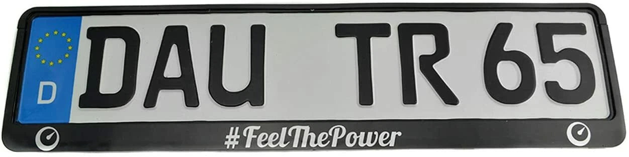 AutoWin Logo License Plate Frame for BMW - Europe Standard (New)
