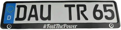 AutoWin Logo License Plate Frame for BMW - Europe Standard (New)