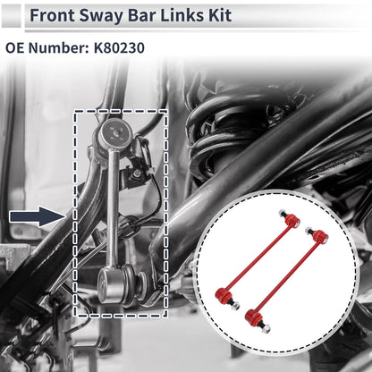 Front Stabilizer Bar Links for Pontiac Vibe (2003-2010) - 2 Pcs
