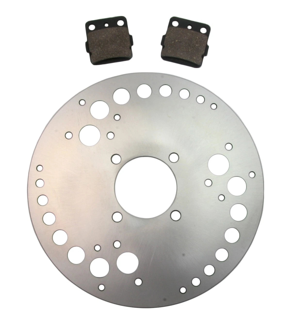 2 x Rear Disc Brake Rotor & Severe Duty Pads for Yamaha Banshee 350 (1990–2006)