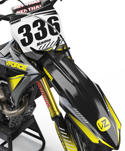 Custom Graphics Full Kit for Suzuki RMZ 250 (2004-2006) TAG STYLE Decals