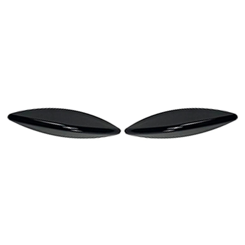 Front Bumper Lip Splitter Spoiler Canards Black for Benz C-Class W205 (2015-2018)
