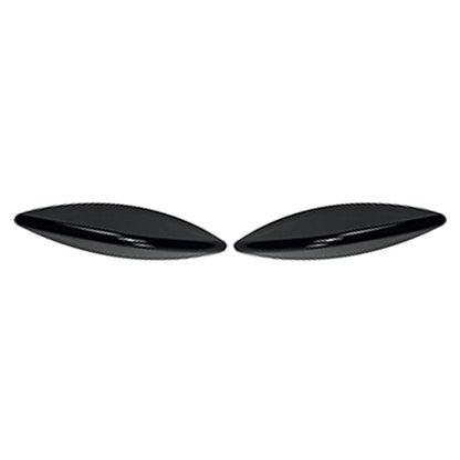 Front Bumper Lip Splitter Spoiler Canards Black for Benz C-Class W205 (2015-2018)