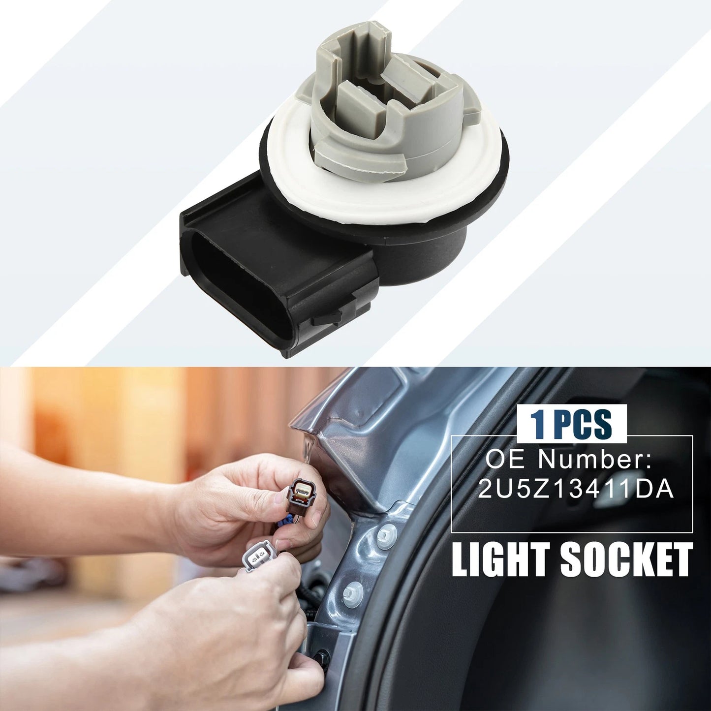 Turn Signal Light Bulb Socket for Ford F-150 (2009-2014)