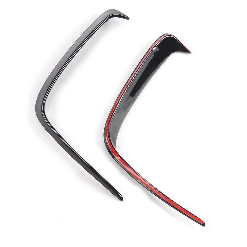 Gloss Black Rear Side Splitter for Mercedes A-Class W176 A200 A250 A45 (2013-2018)