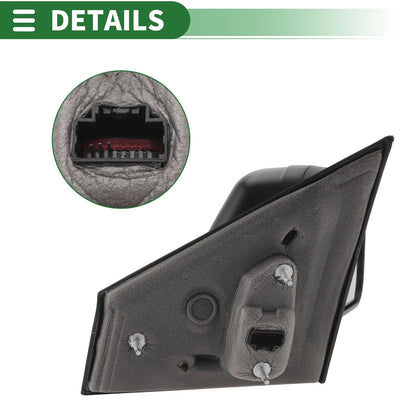 3 Pins Right Driver Side Door Mirror for Ford Edge (2008)