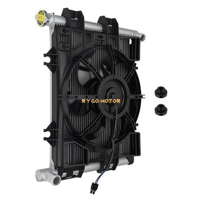 Aluminum Radiator + Cooling Fan Assembly for Polaris Sportsman 550 850 (2009–2025)