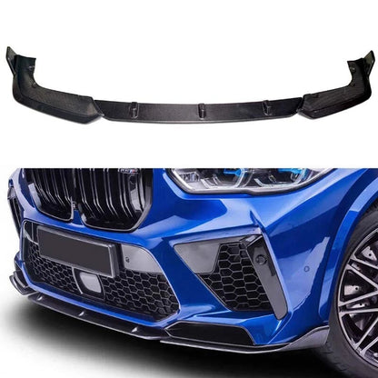 Real Carbon Fiber Front Bumper Lower Lip Splitter for BMW X5M F95 2020-2023