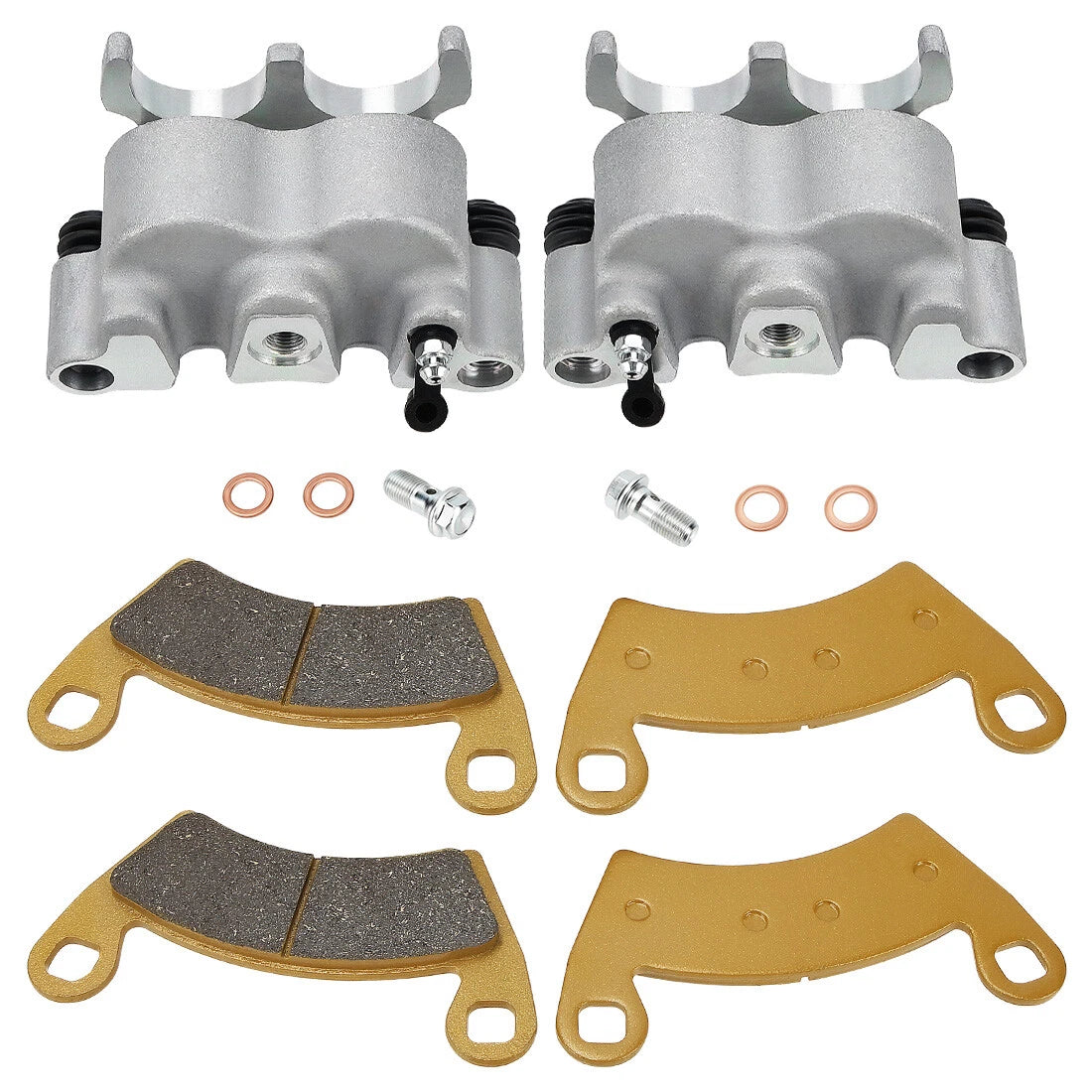 Front Brake Calipers & Pads / for Polaris Ranger Crew XP 900 1000 (2017–2019)