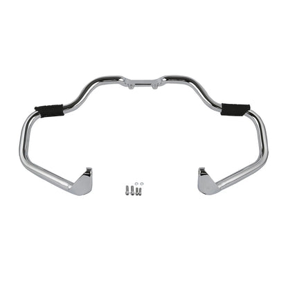 Chrome/Black Mustache Engine Guard Crash Bar for Indian Chieftain (2014-2025)