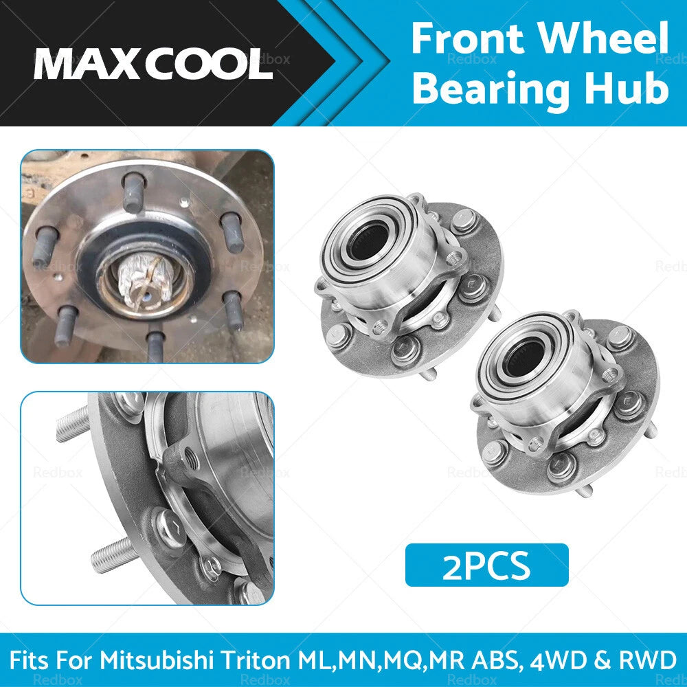 Front Wheel Bearing Hubs for Mitsubishi Triton ML, MN, MQ, MR (06-On)