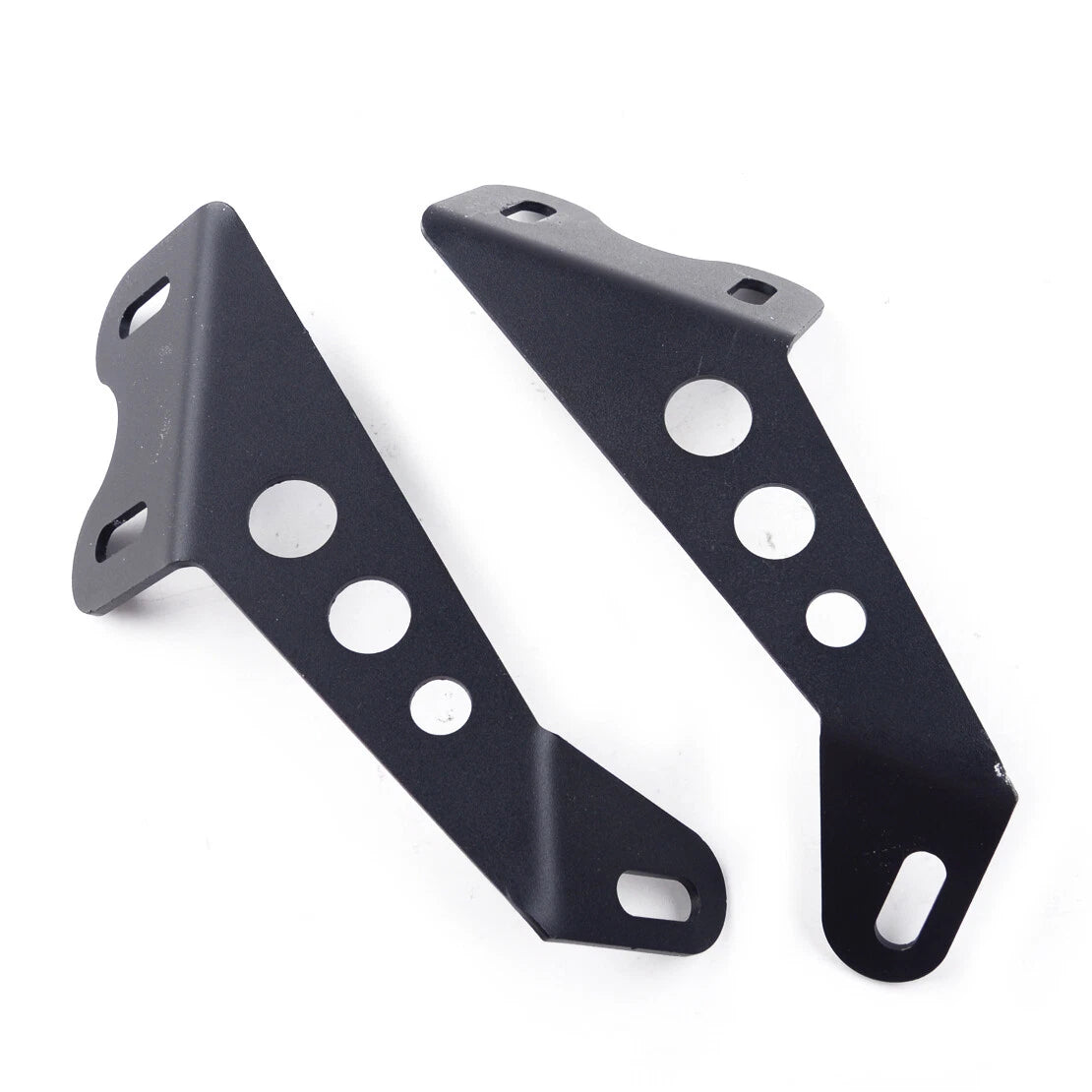 20''-22'' LED Work Light Bar Hood Mount Brackets for Jeep Wrangler (2007-2017)