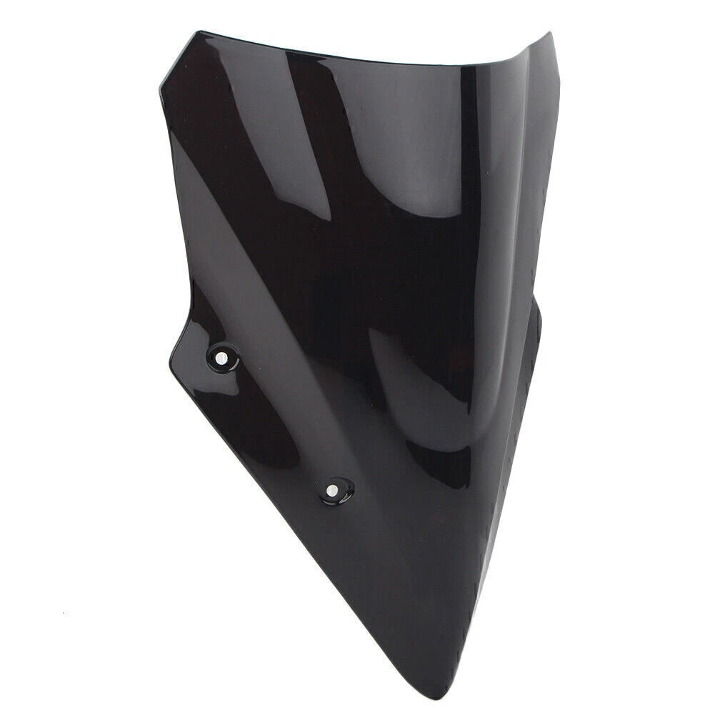 Dual Bubble Windscreen for Kawasaki Ninja 650 EX650 ER6F (2017-2019) Black