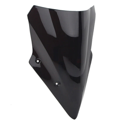Dual Bubble Windscreen for Kawasaki Ninja 650 EX650 ER6F (2017-2019) Black