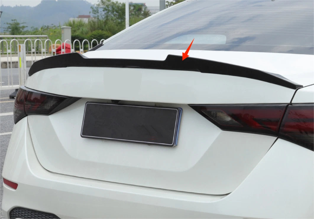 Glossy Black Rear Spoiler Wing for Nissan Sentra (2020-2024)