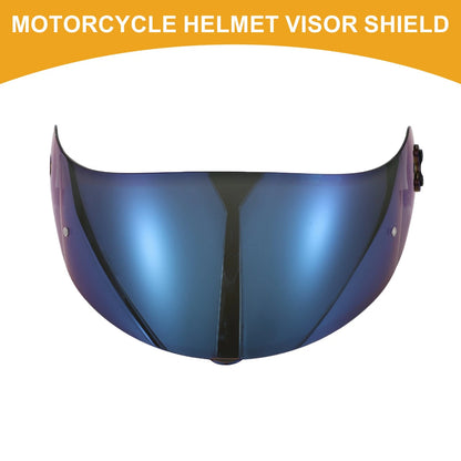 1x Motorcycle Helmet Visor Shield 3-Snap for X-803 Resin Blue