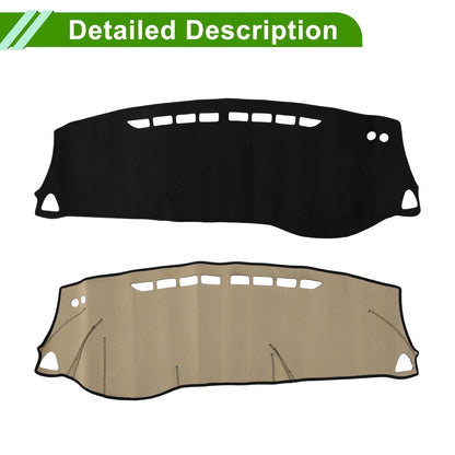 Dashboard Cover Mat for Nissan Kicks 2018-2020 Sun Protector Black