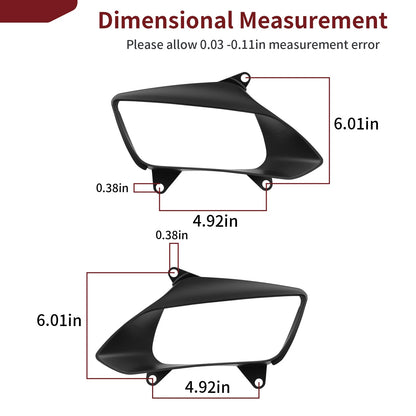 Head Light Covers Left/Right for Kawasaki KFX 700 (2005–2007)